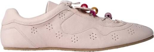 Cecilie Bahnsen Leren Lage Vetersneakers