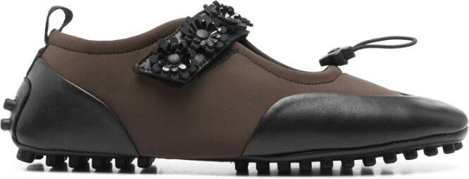 Cecilie Bahnsen Neopreen Bloemversierde Instap Schoenen - Foto 2