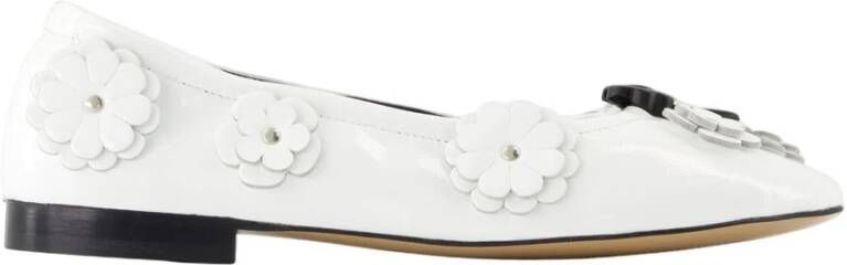 Cecilie Bahnsen Witte Patentleren Ballerina's