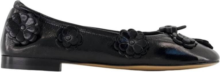 Cecilie Bahnsen Zwarte Lakleren Ballerina's