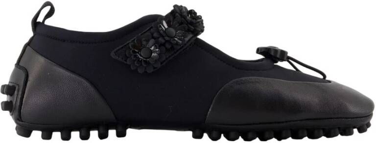 Cecilie Bahnsen Zwarte Mary Jane Neopreen Schoenen