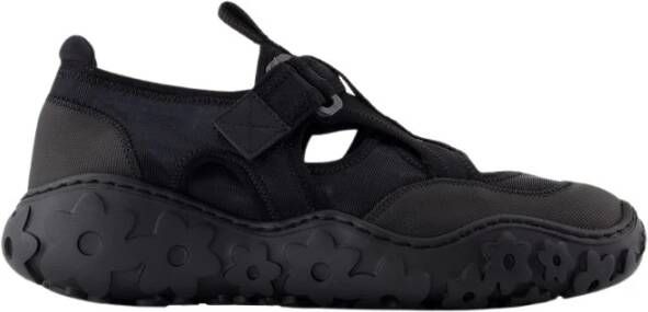 Cecilie Bahnsen Zwarte Nylon Aria Sneaker Black Dames