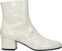 Celine Beige Leren Enkellaarzen - Thumbnail 1