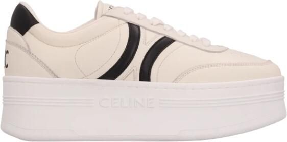 Celine Block Sneaker Met Triomphe Achteraan En Wedge-Zool
