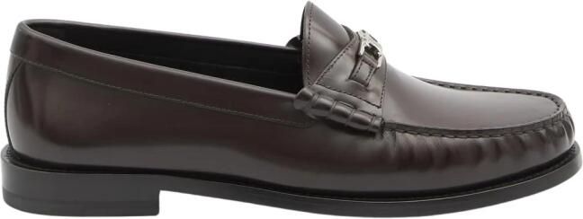 Celine Chain Detail Leren Loafers