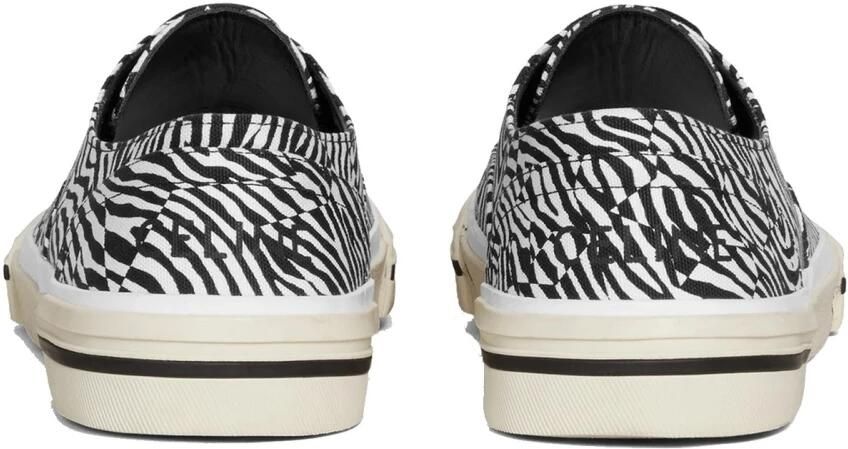 Celine Zebra Print Canvas Sneaker Multicolor Heren
