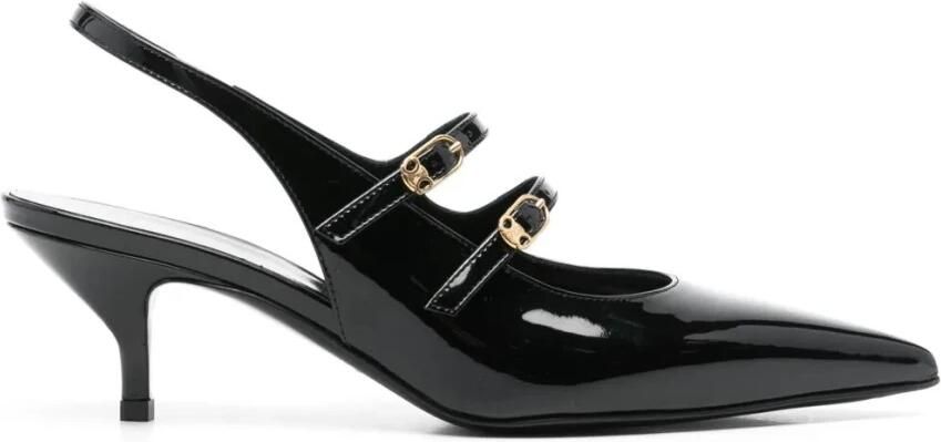 CELINE Judy Double Strap Mary Jane Slingback