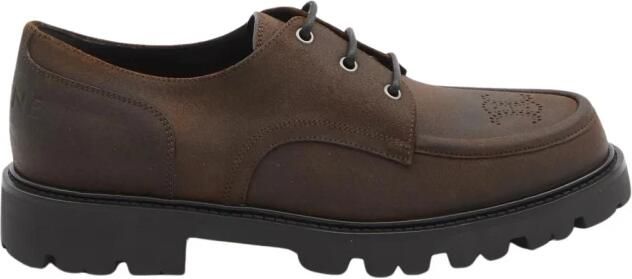 Celine Suede Perforated Derby Schoenen