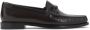 Celine Donkerbruine leren loafer met metalen detail - Thumbnail 1