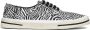 Celine Zebra Print Canvas Sneaker Multicolor Heren - Thumbnail 5