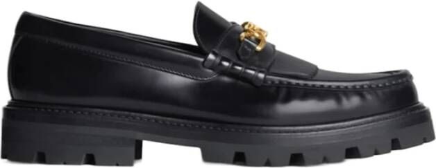 Celine Zwarte platte schoenen met ketting Black Heren