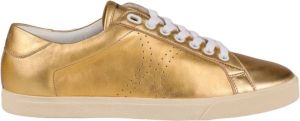 Celine Leren Sneakers voor Alle Temperaturen Geel Dames
