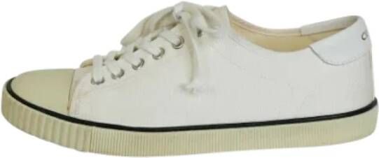 Celine Vintage Pre-owned Canvas sneakers White Dames