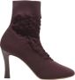 Celine Vintage Pre-owned Cotton boots Red Dames - Thumbnail 1