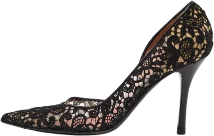 Celine Vintage Pre-owned Lace heels Black Dames