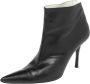 Celine Vintage Pre-owned Leather boots Black Dames - Thumbnail 1