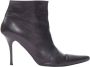 Celine Vintage Pre-owned Leather boots Black Dames - Thumbnail 1