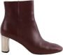 Celine Vintage Pre-owned Leather boots Red Dames - Thumbnail 1
