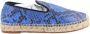 Celine Vintage Pre-owned Leather espadrilles Blue Dames - Thumbnail 1