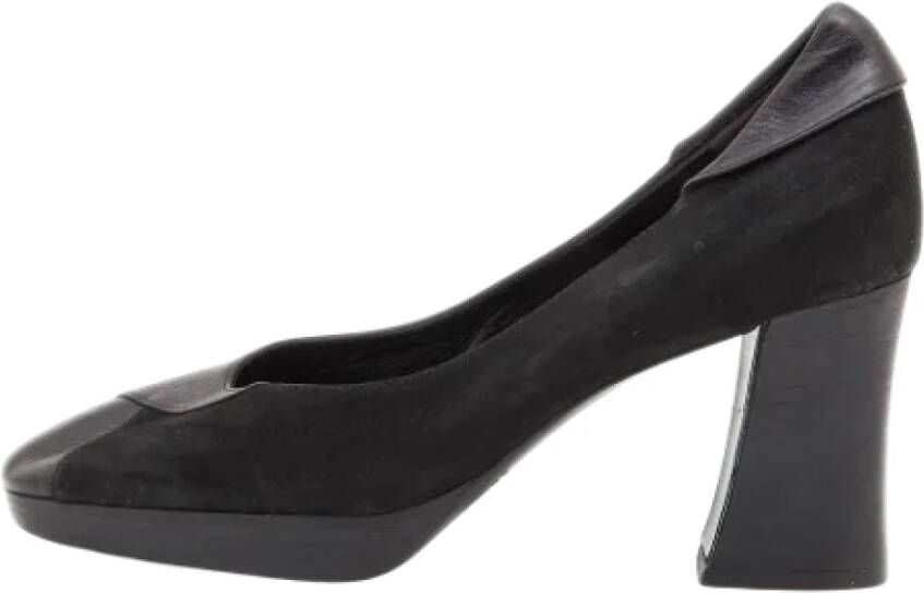 Celine Vintage Pre-owned Leather heels Black Dames