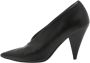 Celine Vintage Pre-owned Leather heels Black Dames - Thumbnail 1