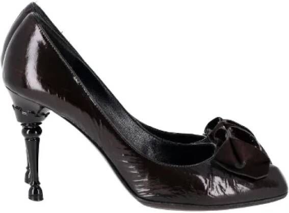 Celine Vintage Pre-owned Leather heels Brown Dames