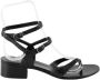 Celine Vintage Pre-owned Leather sandals Black Dames - Thumbnail 1