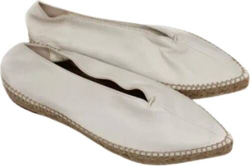 Celine Vintage Pre-owned Leather sandals White Dames