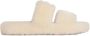 Celine Witte Sandalen Shearling Slides Chic Zomer - Thumbnail 1