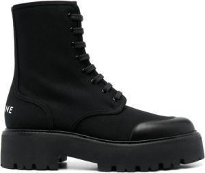 Celine Zwarte Veterschoen Zwart Heren