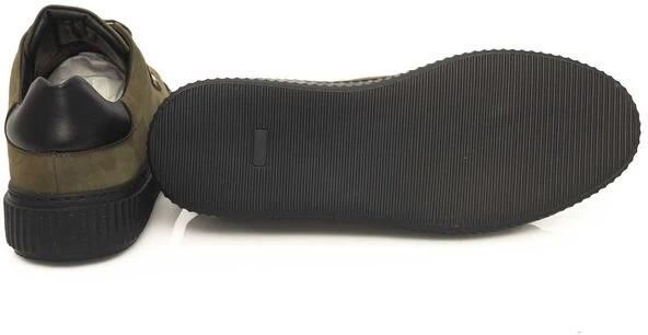 Cerruti 1881 Echt Lederen Sneakers Met Rubberen Zool En Logo Aan De Zijkant - Foto 2