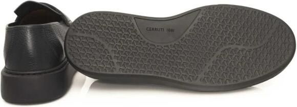 Cerruti 1881 Heren Leren Loafers Hoge Rubberen Zool Blue Heren - Foto 2