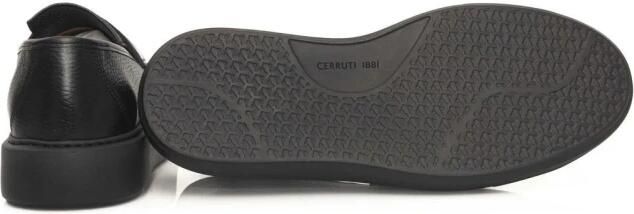 Cerruti 1881 Heren Leren Mocassins Hoge Rubberen Zool Black Heren - Foto 3