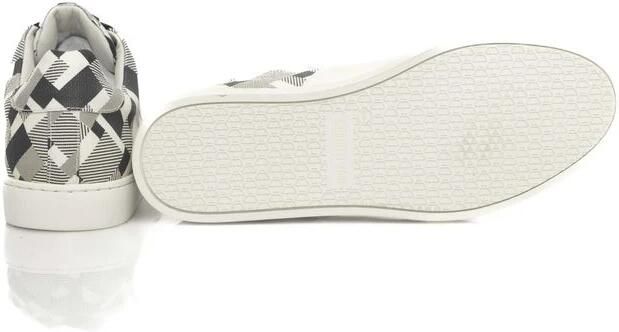 Cerruti 1881 Witte PVC Sneakers met Patroon White - Foto 3