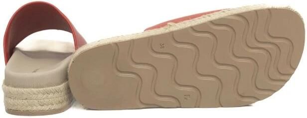 Cerruti 1881 Platform Sandalen van Echt Leer Red Dames - Foto 2