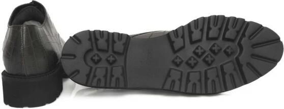 Cerruti 1881 Dames Leren Mocassins Rubberen Zool Green Dames - Foto 2