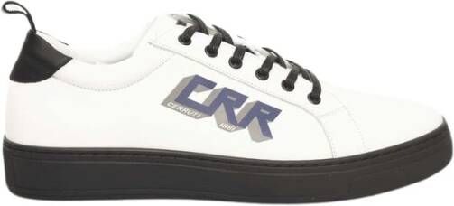 Cerruti 1881 Echt Lederen Sneaker Met Rubberen Zool En Logo Aan De Zijkant