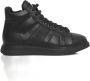 Cerruti 1881 Hoge Sneakers Van Echt Leer Met Rubberen Zool En Logodetail - Thumbnail 6
