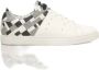 Cerruti 1881 Uniek Patroon Witte Sneakers Logo Detail White Dames - Thumbnail 6