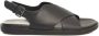Cerruti 1881 Gevlochten leren sandalen met verstelbare gesp Black Heren - Thumbnail 5