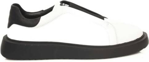 Cerruti 1881 Heren Leren Hoge Sneakers White Heren