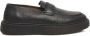 Cerruti 1881 Heren Leren Loafers Hoge Rubberen Zool Blue Heren - Thumbnail 5
