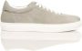 Cerruti 1881 Grijze Leren Sneakers Rubberen Zool Stijlvol Multicolor Heren - Thumbnail 9
