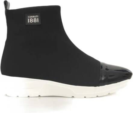 Cerruti 1881 Hoge Sneakers Met Rubberen Zool En Logo Aan De Zijkant