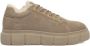Cerruti 1881 Platform Sneakers van Echt Leer Beige Dames - Thumbnail 1