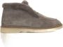 Cerruti 1881 Winter Leren Laars Vrouwen Rubber Zool Beige Dames - Thumbnail 2