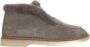 Cerruti 1881 Winter Leren Laars Vrouwen Rubber Zool Beige Dames - Thumbnail 6