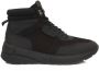 Cerruti 1881 Hoge Top Leren Sneakers Rubberen Zool Black Heren - Thumbnail 9