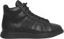 Cerruti 1881 Hoge Sneakers Van Echt Leer Met Rubberen Zool En Logodetail - Thumbnail 10