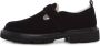 Cesare Gaspari Alpine Grip Fleece Loafers Zwart - Thumbnail 1